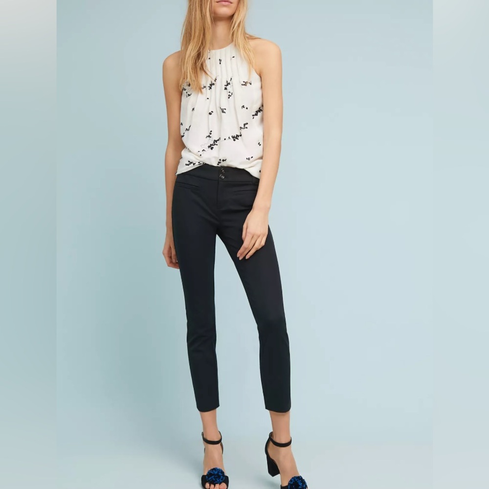 Anthropologie The Essential Slim Trousers